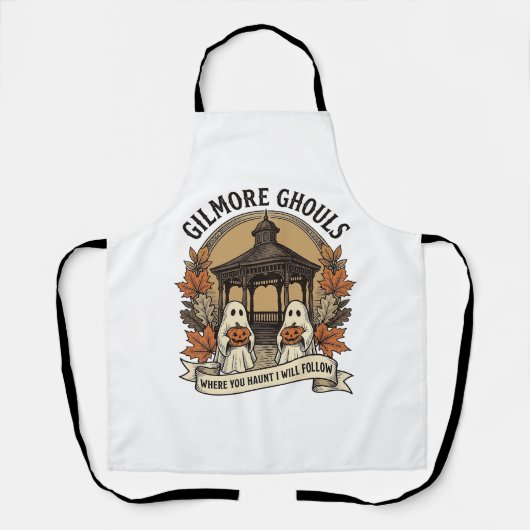 Gilmore Ghouls Vintage Halloween Geist Schürze (Vorderseite)