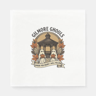 Gilmore Ghouls Vintage Halloween Geist Serviette