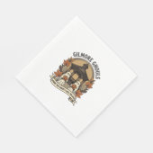 Gilmore Ghouls Vintage Halloween Geist Serviette (Ecke)