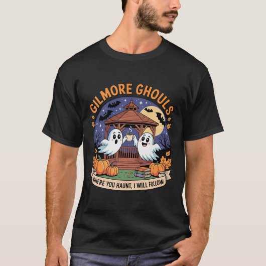 Gilmore Ghouls, wo Sie suchen Ich werde Hallo folg T-Shirt (Vorderseite)