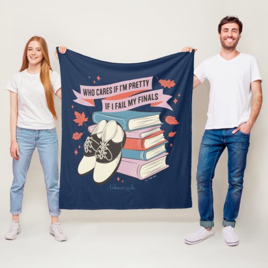 Gilmore Girls Abschlusszitat-Design Fleecedecke (Beispiel)