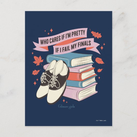 Gilmore Girls Abschlusszitat-Design Postkarte (Vorderseite)