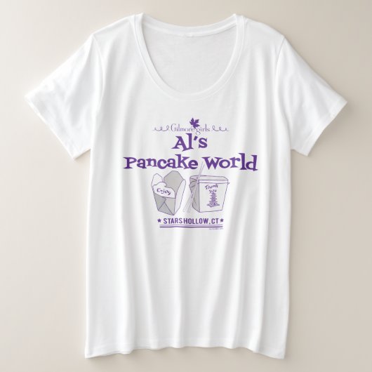 Gilmore Girls | Al's Pancake World Große Größe T-Shirt (Design vorne)