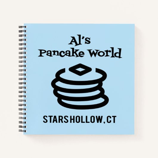Gilmore Girls | Al's Pancake World Logo Notizblock (Vorderseite)