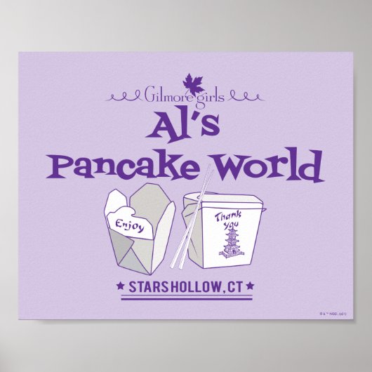 Gilmore Girls | Al's Pancake World Poster (Vorne)