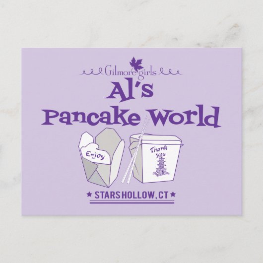 Gilmore Girls | Al's Pancake World Postkarte (Vorderseite)
