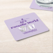 Gilmore Girls | Al's Pancake World Rechteckiger Pappuntersetzer (angewinkelt)