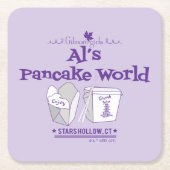Gilmore Girls | Al's Pancake World Rechteckiger Pappuntersetzer (Vorderseite)