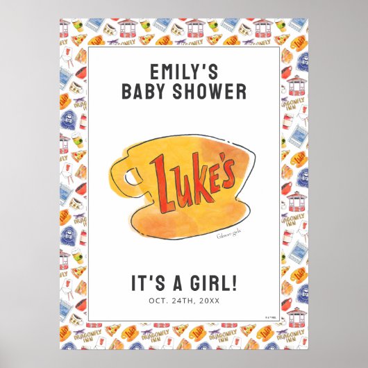 Gilmore Girl's Baby Shower Poster (Vorne)