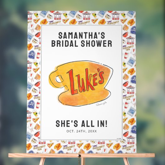 Gilmore Girls Brautparty Willkommen Acrylschild (Neutral)