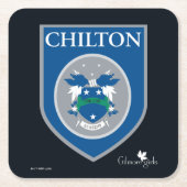 Gilmore Girls | Chilton Academy Abzeichen Rechteckiger Pappuntersetzer (Vorderseite)