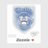 Gilmore Girls | Chilton Academy Watercolor Abzeich Aufkleber (Blatt)