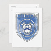 Gilmore Girls | Chilton Academy Watercolor Badge Postkarte (Vorne/Hinten)