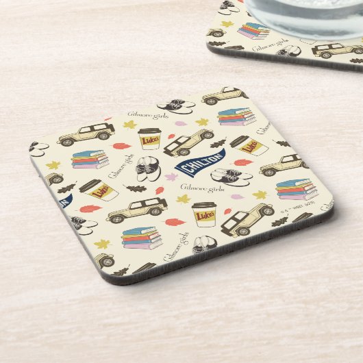 Gilmore Girls Chilton Fall Pattern Getränkeuntersetzer (Linke Seite)