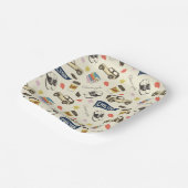 Gilmore Girls Chilton Fall Pattern Pappteller (Gewinkelt)