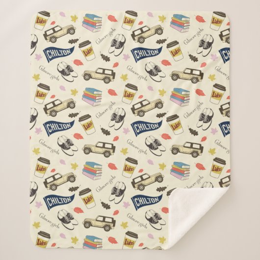 Gilmore Girls Chilton Fall Pattern Sherpadecke (Vorderseite)