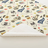 Gilmore Girls Chilton Fall Pattern Sherpadecke (3/4)