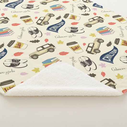 Gilmore Girls Chilton Fall Pattern Sherpadecke (3/4)