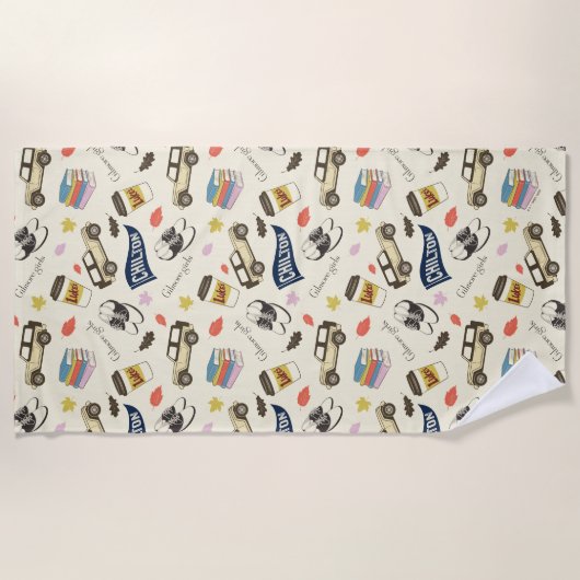 Gilmore Girls Chilton Fall Pattern Strandtuch (Vorderseite)