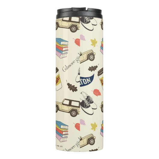 Gilmore Girls Chilton Fall Pattern Thermosbecher (Rückseite)