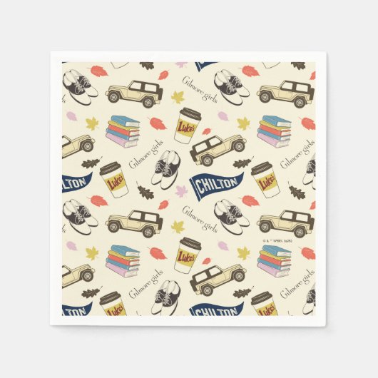 Gilmore Girls Chilton Herbstmuster Serviette (Vorderseite)