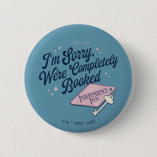 Gilmore Girls Completely Booked Design Button (Vorderseite)