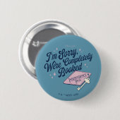 Gilmore Girls Completely Booked Design Button (Vorne & Hinten)