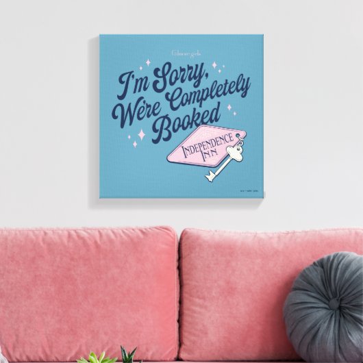 Gilmore Girls Completely Booked Design Leinwanddruck (Insitu (Wohnzimmer))