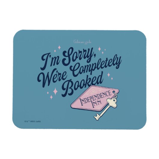 Gilmore Girls Completely Booked Design Magnet (Horizontal)
