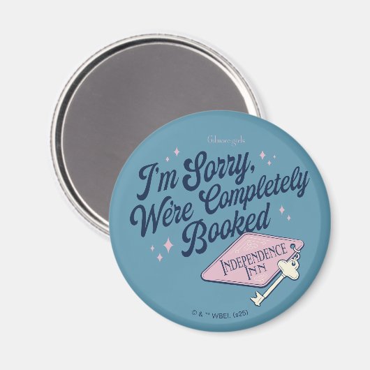 Gilmore Girls Completely Booked Design Magnet (Vorderseite/Rückseite)