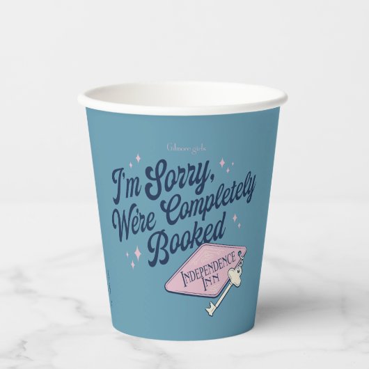 Gilmore Girls Completely Booked Design Pappbecher (Vorderseite)