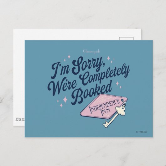 Gilmore Girls Completely Booked Design Postkarte (Vorne/Hinten)