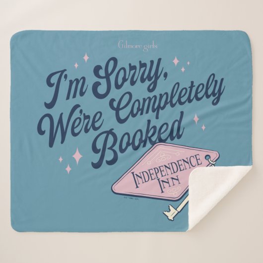 Gilmore Girls Completely Booked Design Sherpadecke (Vorderseite (Horizontal))