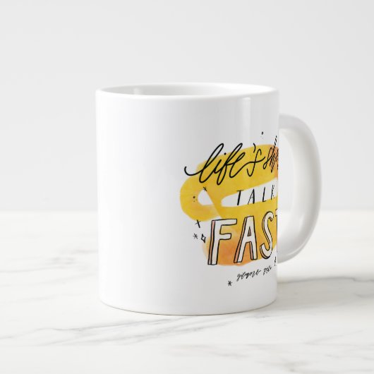 Gilmore Girls | Das Kurze Leben schnell Jumbo-Tasse (Vorderseite Rechts)