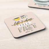 Gilmore Girls| Der Kurze Vortrag des Lebens - Kaff Getränkeuntersetzer (Linke Seite)