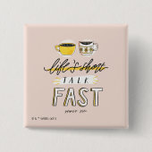 Gilmore Girls | Der Kurze Vortrag im Leben schnell Button (Vorderseite)