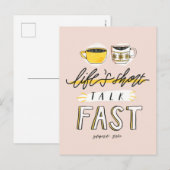 Gilmore Girls | Der Kurze Vortrag im Leben schnell Postkarte (Vorne/Hinten)