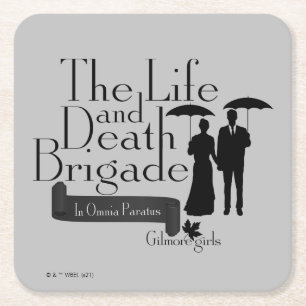 Gilmore Girls   Die Brigade des Lebens und des Tod Rechteckiger Pappuntersetzer
