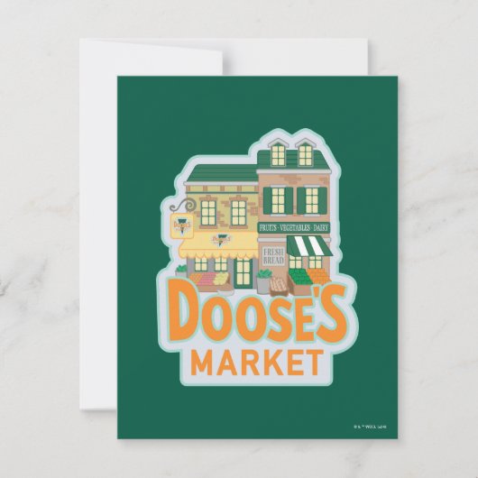 Gilmore Girls | Doose's Market Mitteilungskarte (Vorderseite)