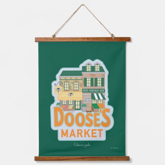 Gilmore Girls | Doose's Market Wandteppich Mit Holzrahmen (Vorderseite)