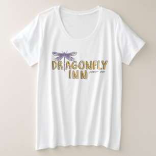 Gilmore Girls   Dragonfly-Inn-Wasserfarben-Logo Große Größe T-Shirt