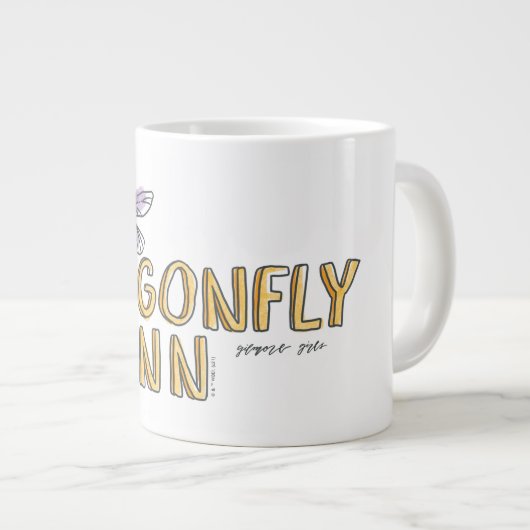 Gilmore Girls | Dragonfly-Inn-Wasserfarben-Logo Jumbo-Tasse (Vorderseite Rechts)