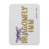 Gilmore Girls | Dragonfly-Inn-Wasserfarben-Logo Magnet (Vertikal)
