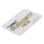 Gilmore Girls | Dragonfly-Inn-Wasserfarben-Logo Magnet (Linke Seite)