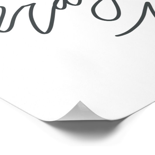 Gilmore Girls Draquelly Inn Script Poster (Ecke)