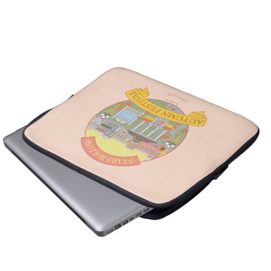 Gilmore Girls | Festival Moon and Stars Laptopschutzhülle (Vorne Knopf)