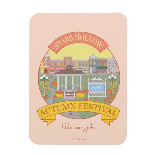 Gilmore Girls | Festival Moon and Stars Magnet (Vertikal)