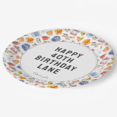 Gilmore Girls Geburtstag Pappteller (Schrägansicht)