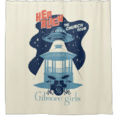 Gilmore Girls Hep Alien Church Tour Duschvorhang (Vorderseite)