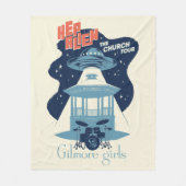 Gilmore Girls Hep Alien Church Tour Fleecedecke (Vorderseite)